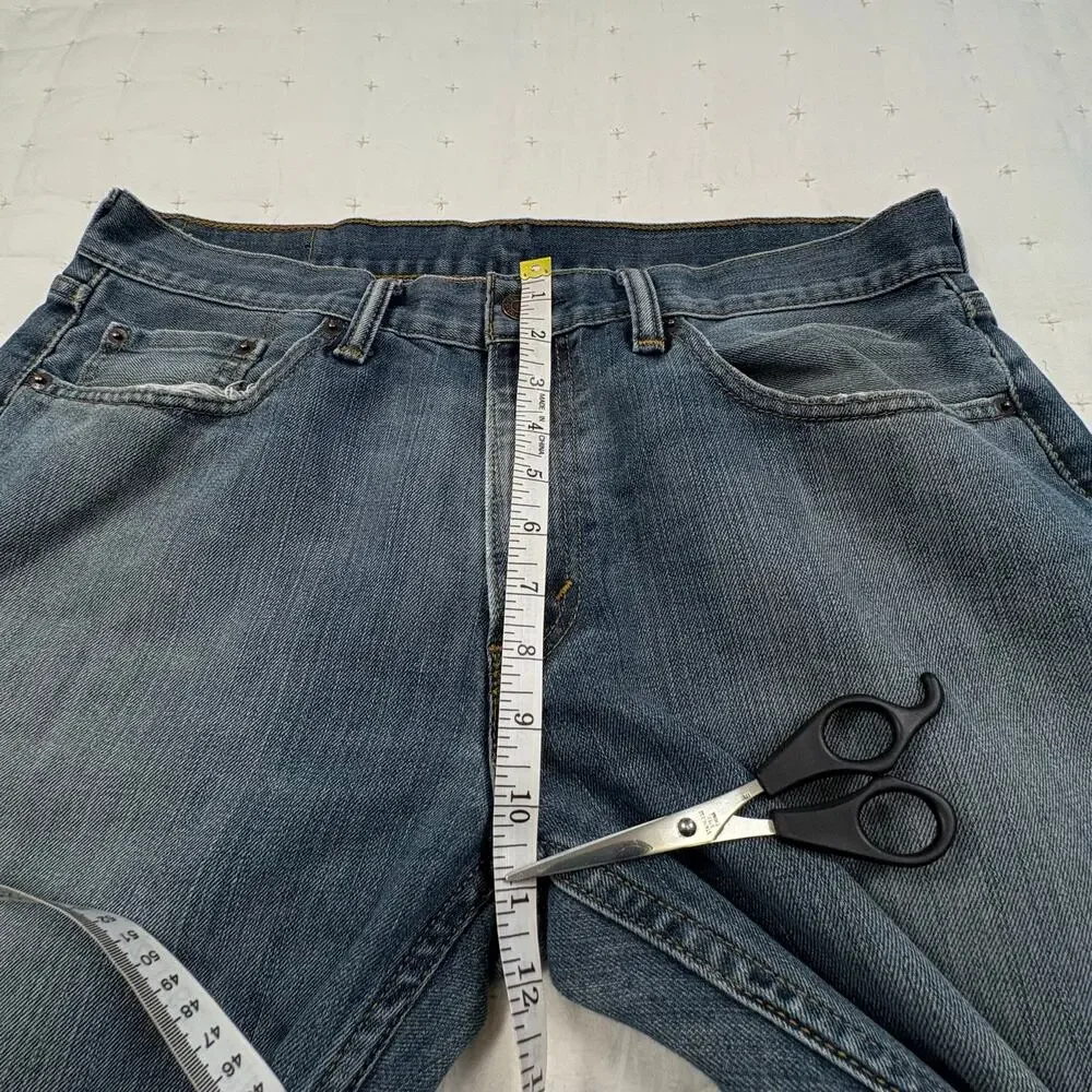 Levi's 559 Relaxed Straight Fit Jeans Men's 34x34 Blue Medium Wash Denim 2